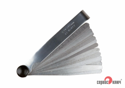 Щуп веерный 0,05-1,0мм (20 листов) в блистере Щуп веерный 0,05-1,0мм (20 листов) в блистере